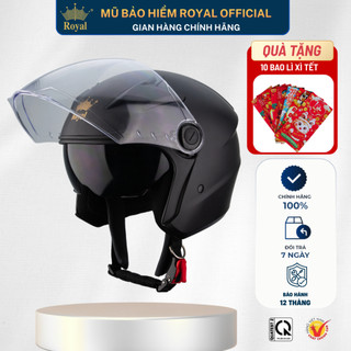  Mũ Bảo Hiểm 3 4 Royal Chính Hãng 2 Kính Cao Cấp M268 - Kio KN11K  Nón Bảo Hiểm Royal Nam Nữ Cá Tính Tiện Lợi 