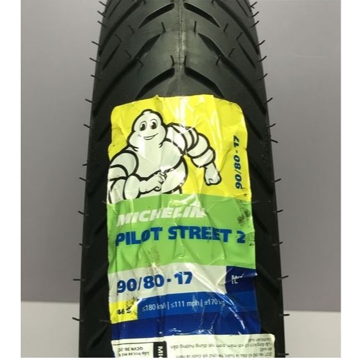 116. Lốp vỏ Michelin không ruột 90/80-17 Pilot Street 2 & 120/70-17 Pilot Street 2 Winner, Exciter.