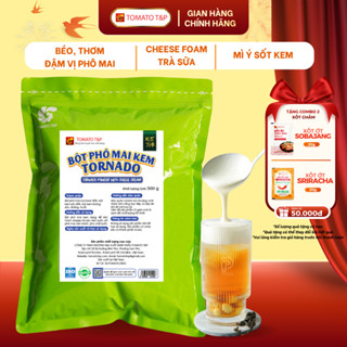  Bột Phô Mai Kem làm nguyên liệu pha chế milk foam phô mai sốt spaghetti - Gói 500g - Tomato T&P 