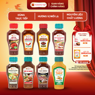  Sốt chấm & ướp Tomato T&P  sốt BBQ tương ớt sốt phô mai sốt salad sốt mỳ cay sốt xí muội  