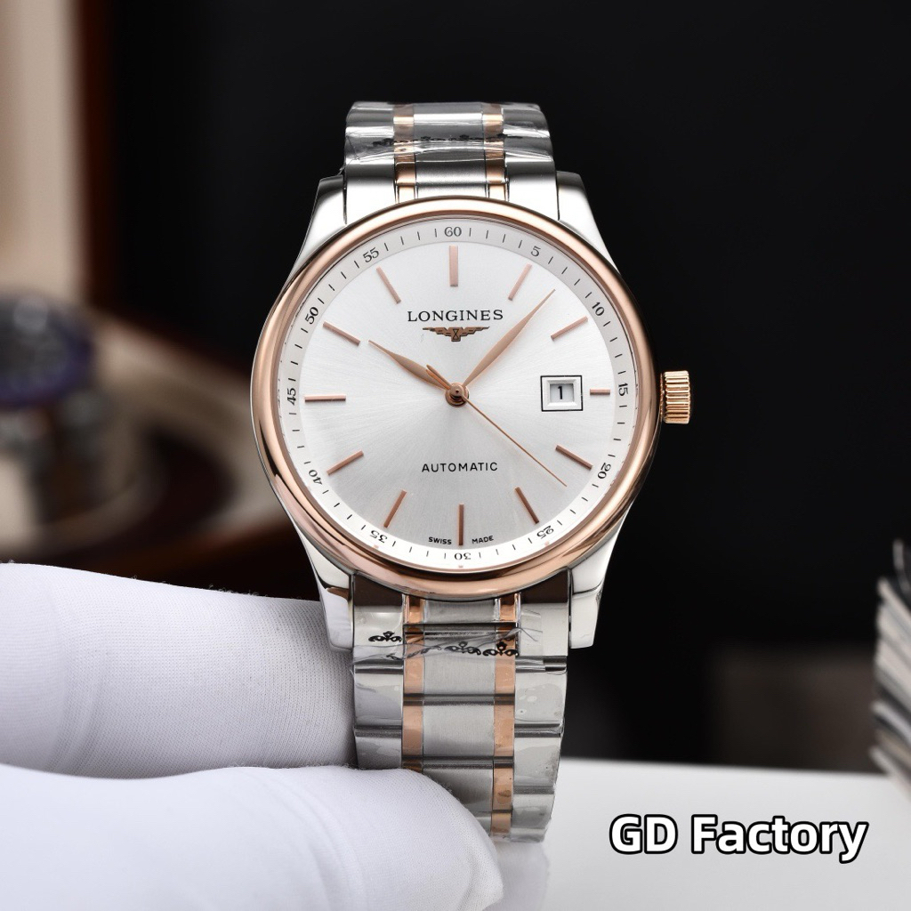 Đồng hồ cơ nam GD 40mm – Máy Nhật Miyota 8215 – Kính Sapphire – Dạ quang -Lịch ngày