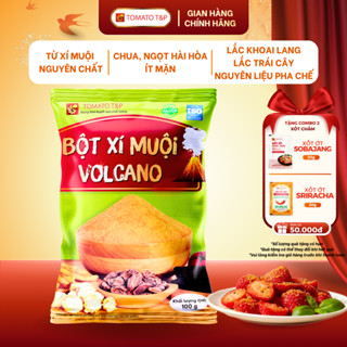  Bột Xí Muội mặn ngọt Volcano dùng lắc khoai lang muối xí muội chấm trái cây - Gói 100g - Tomato T&P 