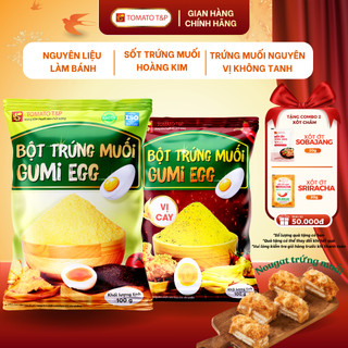  Bột Trứng Muối Gumi Egg làm nhân bánh trứng chảy sốt trứng muối hoàng kim -Gói 100g - Tomato T&P 