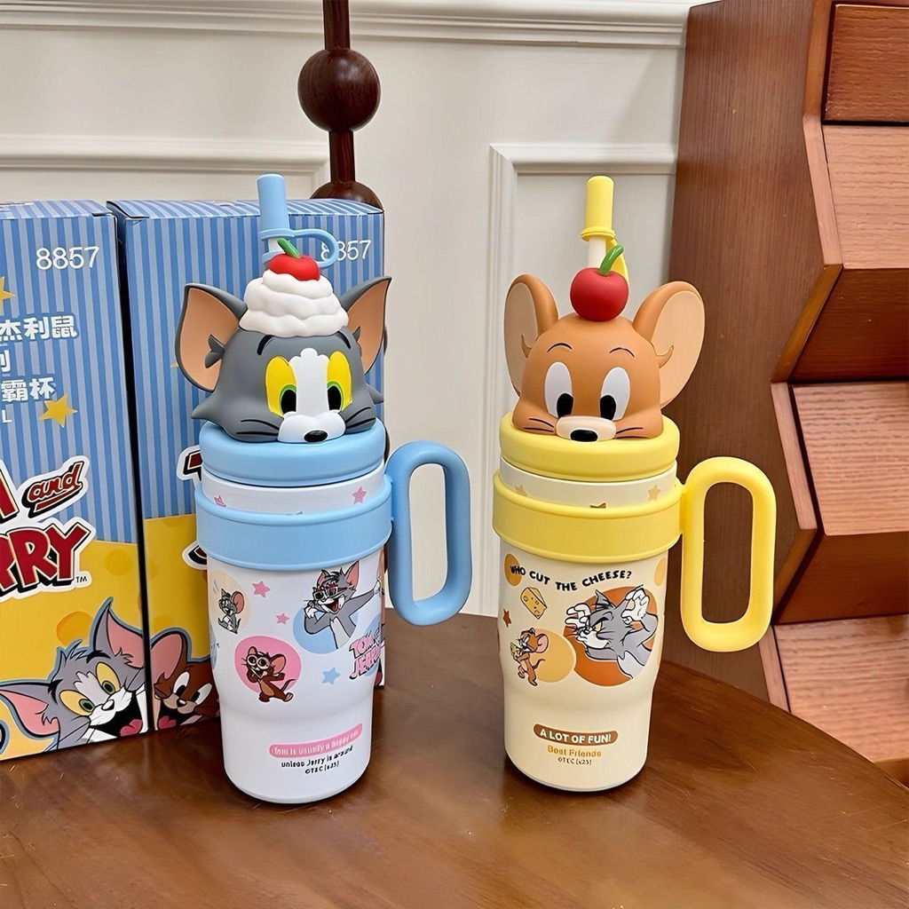Ly giữ nhiệt cao cấp Tom And Jerry 800ml
