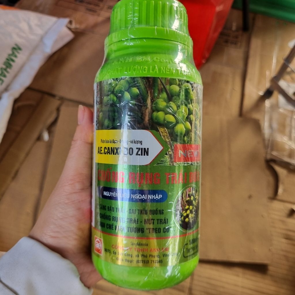Phân bón Canxi bo Zn AE Phù Sa chống nứt trái, hạn chế rụng trái, 500ml