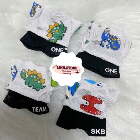 QUẦN ÁO NAM TAY NGẮN PHONG CÁCH HIỆN ĐẠI HOẠ TIẾT KHỦNG LONG DOLL 5IN