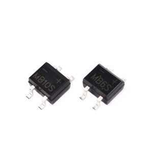 Combo 10 Dioe Cầu MB6S 600V 0.5A SOP4