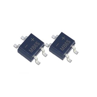 Combo 10 Dioe Cầu MB6S 600V 0.5A SOP4