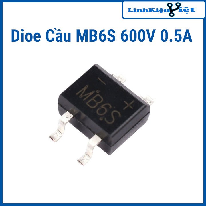 Dioe Cầu MB6S 600V 0.5A SOP4