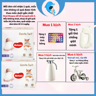  Tã bỉm quần Huggies Gentle Soft - Corgi size M54 L40 XL34 XXL22 êm mềm nâng niu làn da bé MECAHEO 
