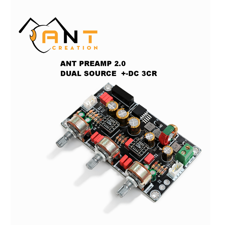 ANT DIY - Mạch chỉnh âm sắc/ Preamp Opamp 2.0 3CR - 30mm