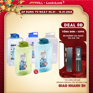  Bình nước nhựa LocknLock P-00052 2.1L HAP739 2.6L Hàng chính hãng nắp mở dễ dàng - JoyMall 