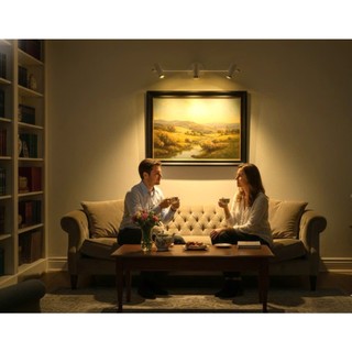 đèn rọi tranh -đèn hắt tranh -đèn rọi ảnh -đèn rọi tường -đèn soi tranh 3 mắt 15w