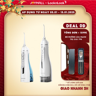  Máy tăm nước không dây LocknLock ENR156BLU 200ml ENR166GRY 300ml Hàng chính hãng - JoyMall 