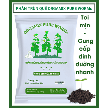 Hữu cơ trùn quế 2kg - Vườn Sài Gòn
