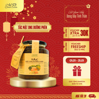 [HOẢ TỐC] Tắc Mật Ong Đường Phèn MD Green Foods 500gr -Hỗ Trợ Giảm ho, Tiêu hoá hiệu quả