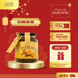 [HOẢ TỐC] Tắc Gừng Mật Ong MD Green Foods 500 gr -  100% Nguyên Liệu Thiên Nhiên, Giảm ho, Tiêu Đờm