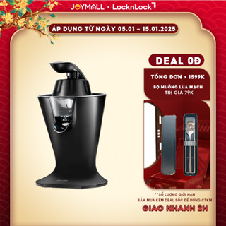  Máy vắt cam LocknLock EJJ256BLK 85W hàng chính hãng ,cần gạt đòn bẩy dễ sử dụng - JoyMall 