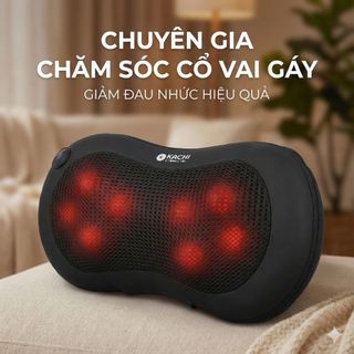  Gối massage không dây Kachi dòng cao cấp MK343 pin 2000mAh 