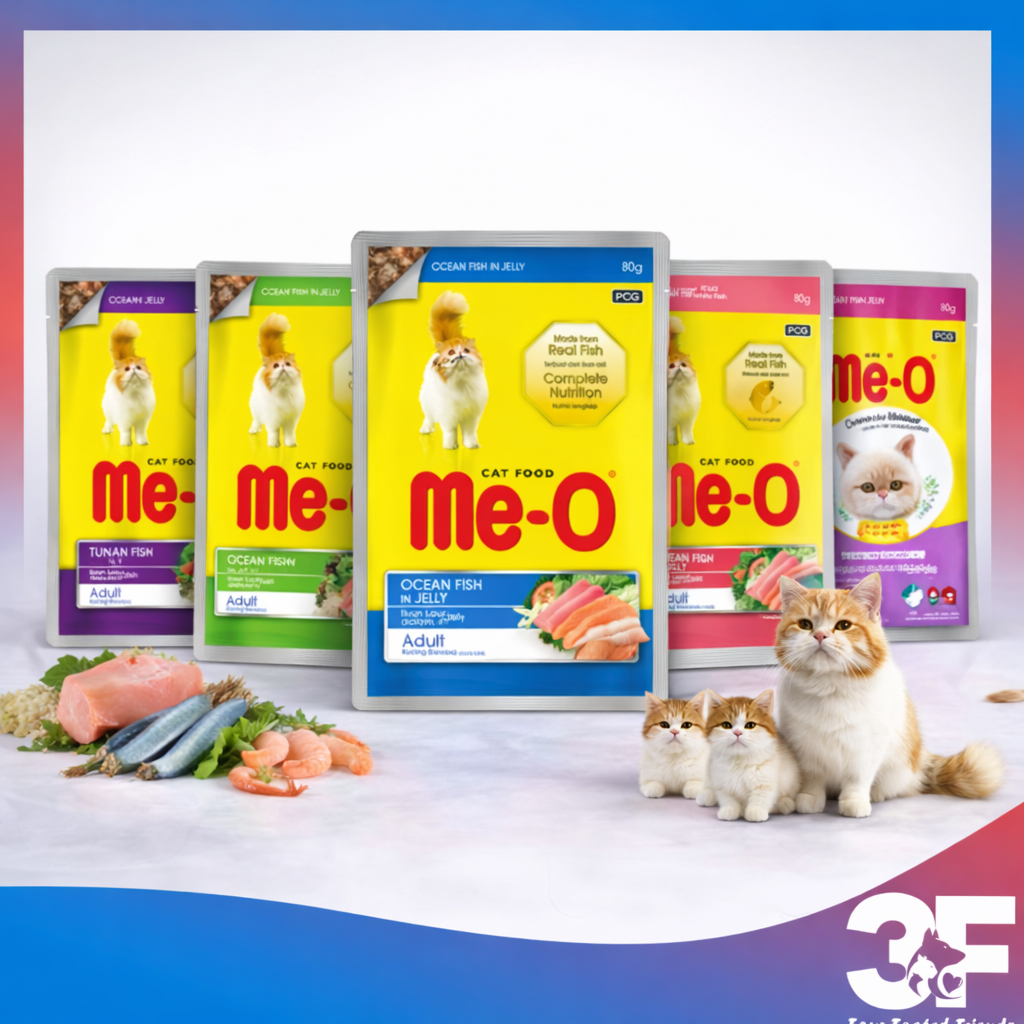 Pate Cho Mèo Me-O 80g Thức Ăn Ướt Dinh Dưỡng Chuẩn AAFCO NRC – Mèo Mọi Lứa Tuổi | 3F Store