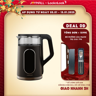  Ấm Đun Siêu Tốc LocknLock EJK286BLK 1.7L Hàng Chính Hãng 5 Chế Độ Nhiệt Giữ Ấm 2 Giờ - JoyMall 
