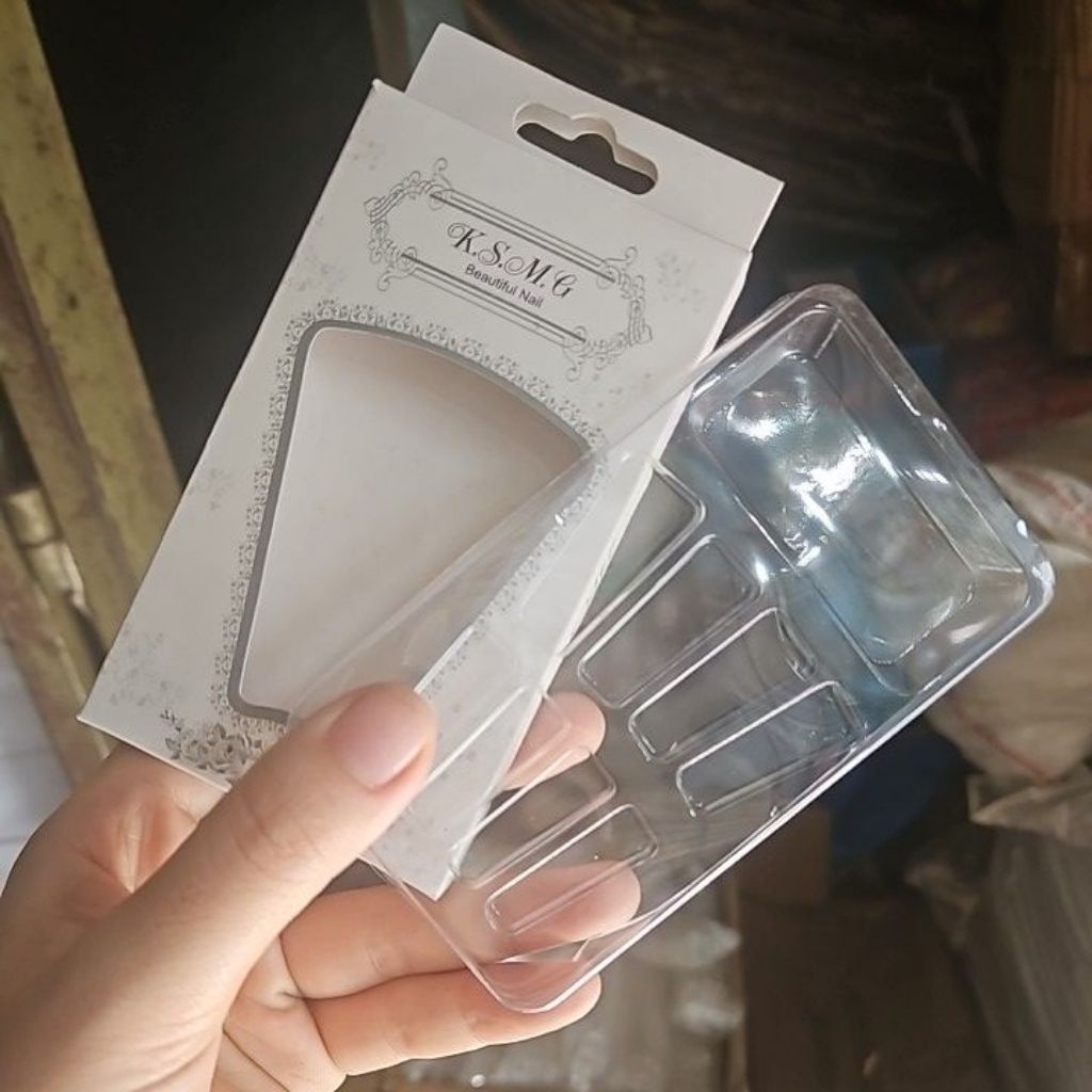 combo 100 hộp đựng móng tay dài
