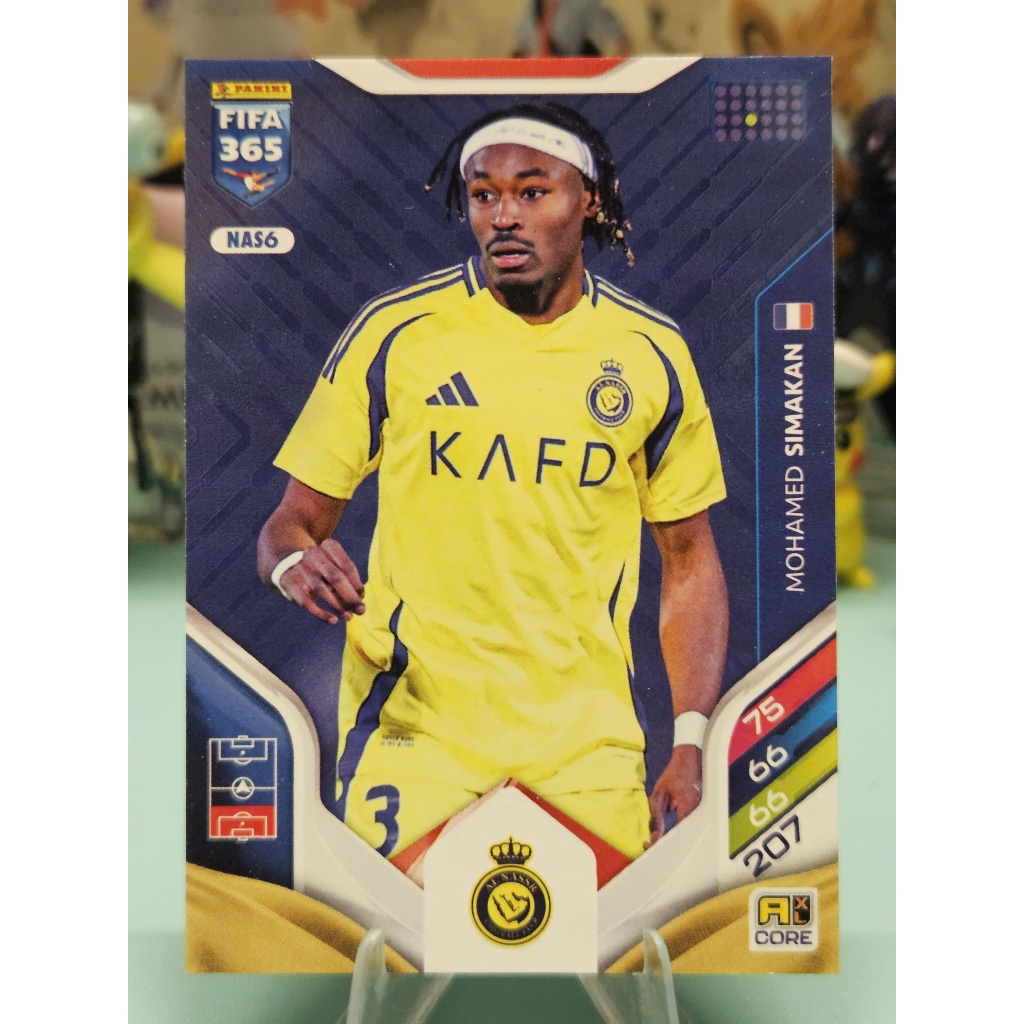 Thẻ Mohamed Simakan Panini Fifa 365 2025/2026 (Al Nassr) (25/26) (Bóng Đá)