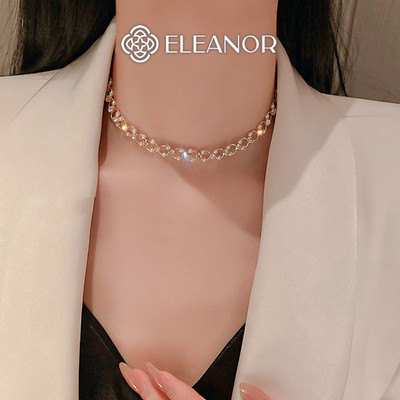Dây chuyền nữ Eleanor Accessories choker đính đá phụ kiện trang sức vòng cổ 11150