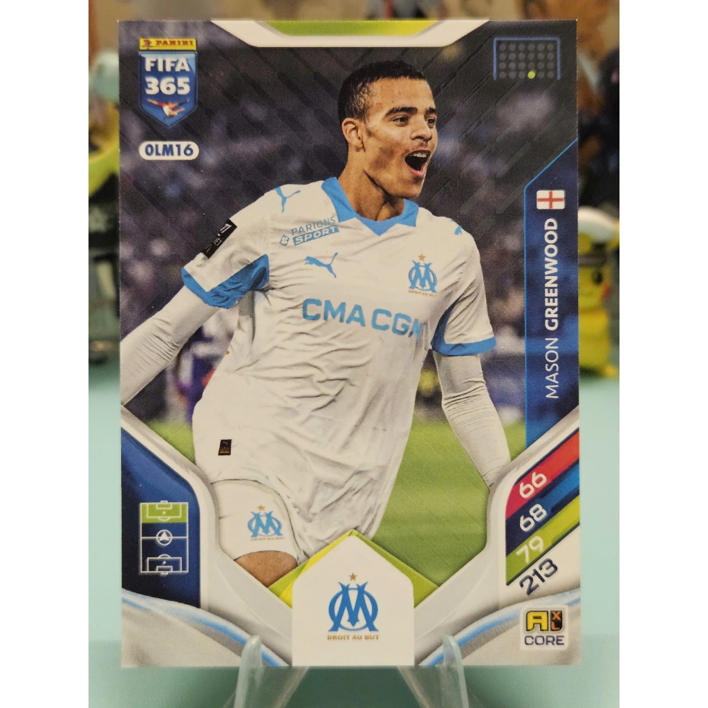 Thẻ Mason Greenwood Panini Fifa 365 2025/2026 (Olympique Marseille) (25/26) (Bóng Đá)