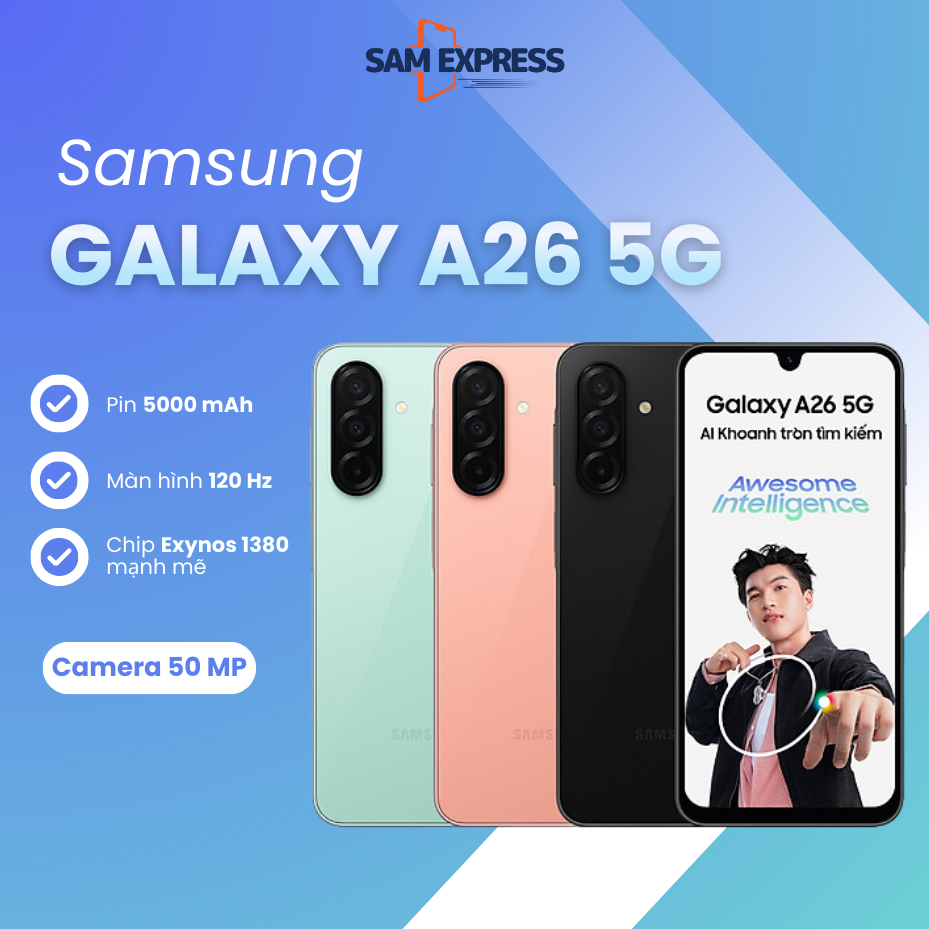 Điện Thoại Samsung Galaxy A26 5G 8GB/128GB - SamExpress