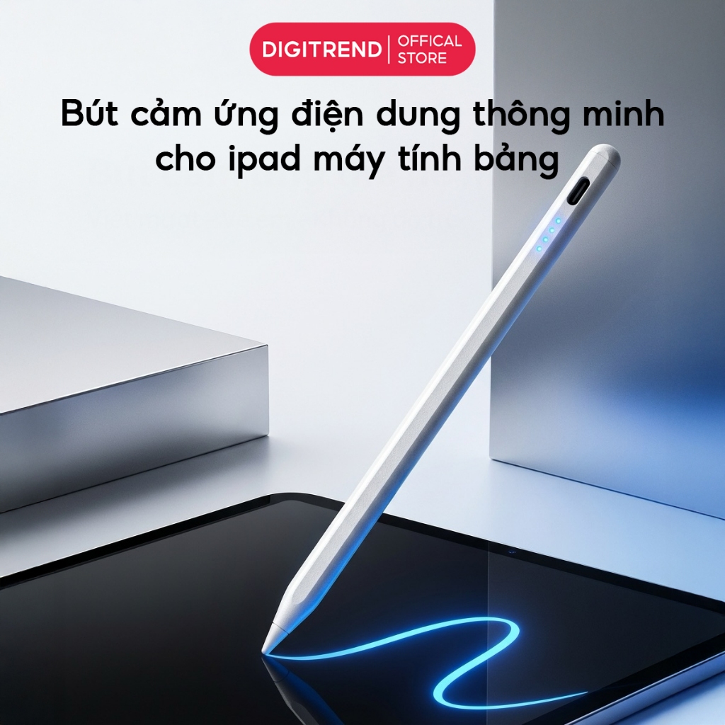 Bút Cảm Ứng Dành Ipad Máy Tính Bảng SMTech Bút Vẽ Điện Dung Thông Minh Tương Thích Nhiều Thiết Bị