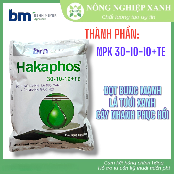 NPK 30-10-10+TE gói 500gr - Phân bón lá chính hãng của CHLB Đức (Bung Đọt, Cây nhan phục hồi)