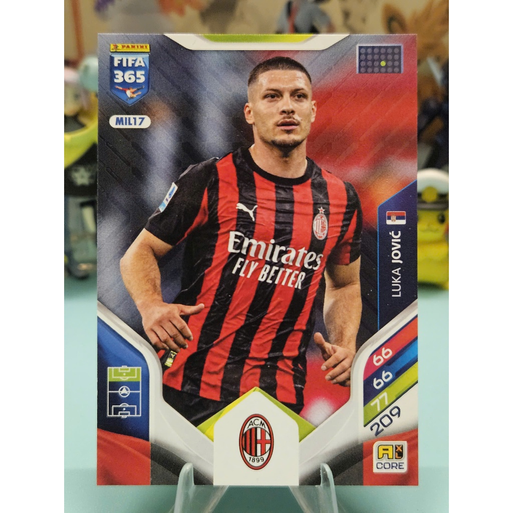 Thẻ Luka Jovic Panini Fifa 365 2025/2026 (AC Milan) (25/26) (Bóng Đá)
