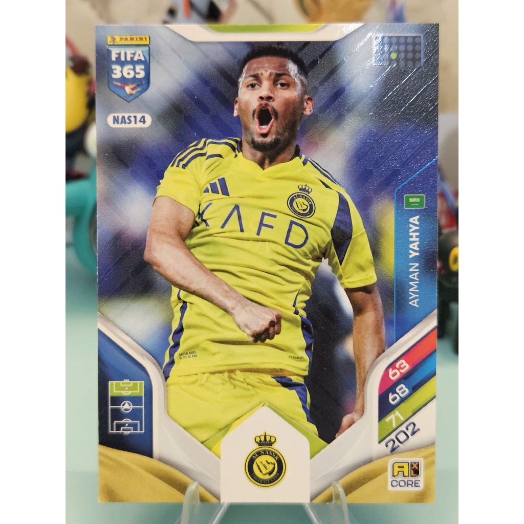 Thẻ Ayman Yahya Panini Fifa 365 2025/2026 (Al Nassr) (25/26) (Bóng Đá)