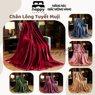  Chăn Lông Tuyết Muji Cao Cấp Nhập Khẩu - khách chọn màu 