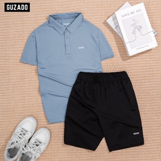  Bộ Quần Áo Nam GUZADO Mẫu Polo Thể Thao Vải Coolmax Thông Hơi Siêu Mát Siêu Co Giãn BPL02 
