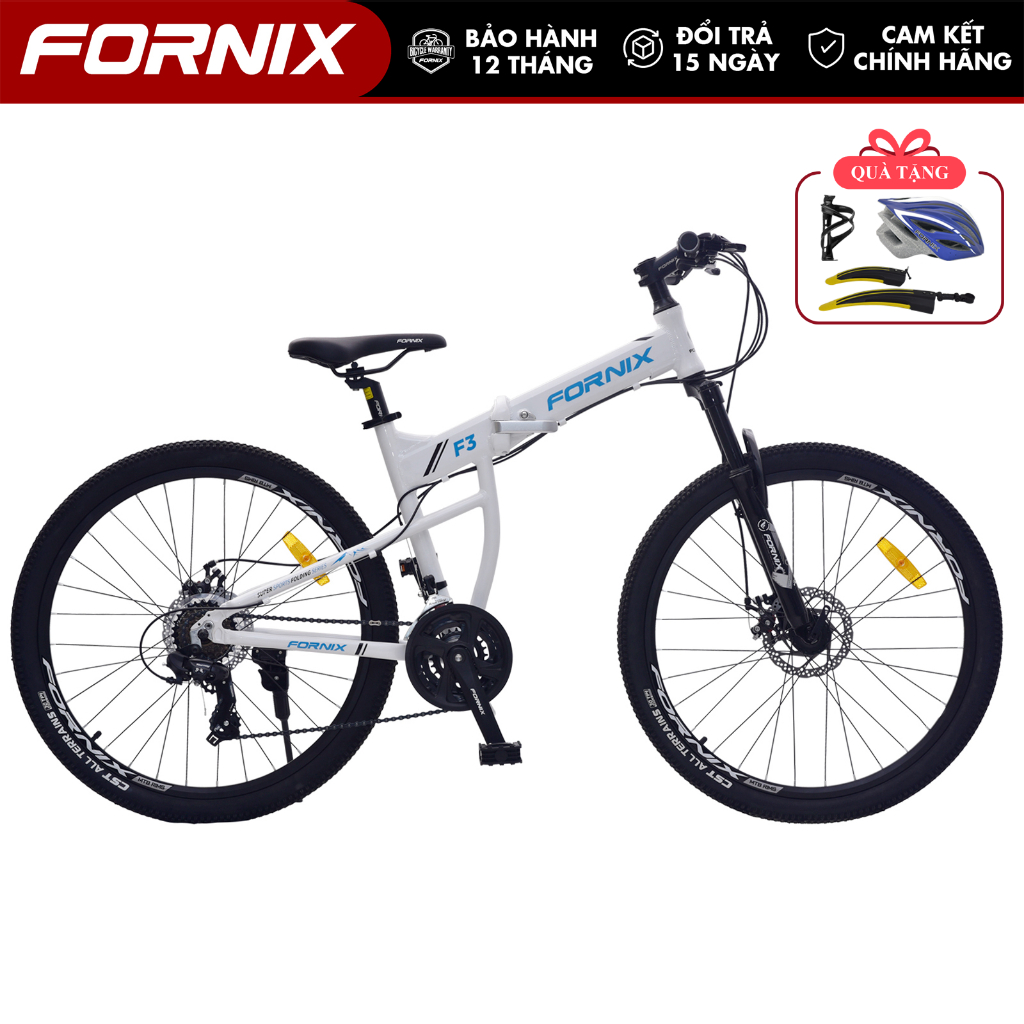 Xe Đạp Gấp Gọn FORNIX F3 Khung Nhôm Vòng Bánh 26 Inch Bộ Truyền Động 21 Tốc Độ 3 Đĩa 7 Líp