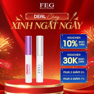  Combo Serum Dưỡng Mi Toàn Diện FEG - Dưỡng Mi Chắc Khỏe Dài Cong Vút Sau 14 Ngày  3ml  