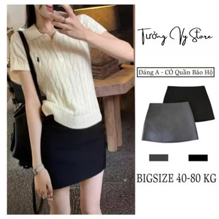  Chân Váy Ngắn Đứng Form Chữ A Khóa Kéo Sau Chân Váy Bigsize Chất Hàn Dày Dặn Trẻ Trung Năng Động - Có Lót Trong 