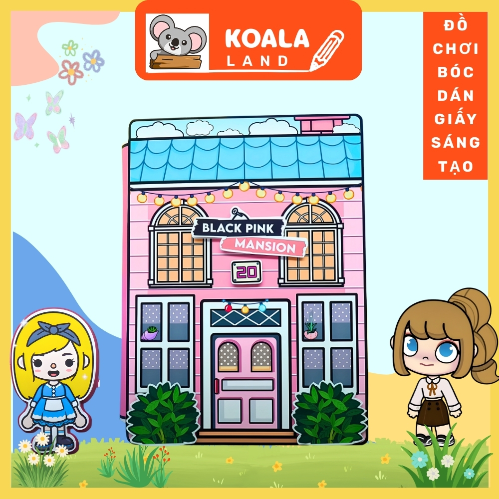 Đồ chơi ngôi nhà búp bê Avatar World Black Pink - Toca life world