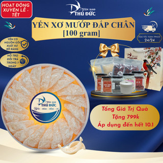  Tổ Yến Tinh Chế Xơ Mướp Đắp Chân 100% Không Pha Trộn Đường  Tạp Chất - Yến Sào Thủ Đức 