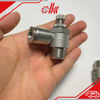 Van Tiết Lưu Inox 304 ISL - Van Chỉnh Lưu Lượng Hơi Nóng, Nước, Dầu,Ren Ngoài