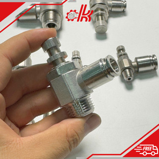 Van Tiết Lưu Inox 304 ISL - Van Chỉnh Lưu Lượng Hơi Nóng, Nước, Dầu,Ren Ngoài