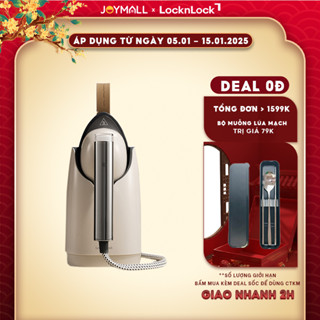  Bàn Ủi Hơi Nước LocknLock Garment Steamer ENI218IVY 1370-1630W Hàng Chính Hãng 800ml - JoyMall 