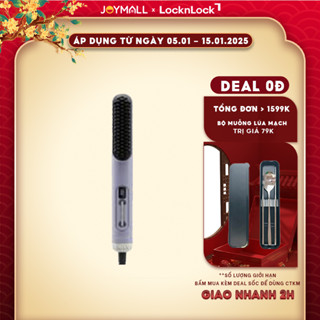  Lược Điện Tạo Kiểu Tóc Ion Âm LocknLock Hair Styling Brush ENA223PUP 43W Hàng Chính Hãng - JoyMall 