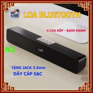Loa Bluetooth N2 V5.0 Bass Đôi 10W Pin 1200mAh Nghe Nhạc USB Thẻ Nhớ TF Kết Nối 10m