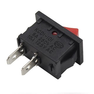 Công Tắc Bập Bênh KCD1-101 20x15mm 6A 250V 2P