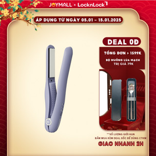  Máy Duỗi Tóc Không Dây LocknLock ENA224PUP 15W Hàng Chính Hãng Tấm Nhiệt Phủ Ceramic - JoyMall 