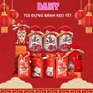  DANY   TÚI NƠ   10 50 COMBO TÚI ĐỰNG QUÀ TẾT CÓ NƠ TÚI ĐỰNG BÁNH KẸO QUÀ TẶNG TẾT DỄ THƯƠNG 