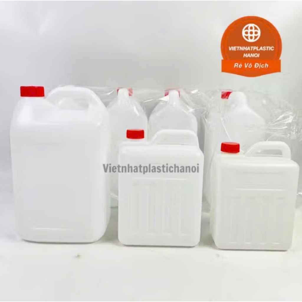 Can nhựa 2 lít, 3 lít, 5 lít, 10 lít, can đựng nước Việt Nhật